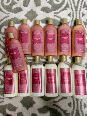 Set of 2 Champagne Toast Nourishing Shampoo & Conditioner Set - Pink